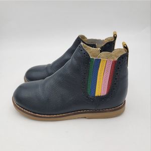 Mini Boden Leather Chelsea Navy Blue Boots size EU 30 Boys 12.5